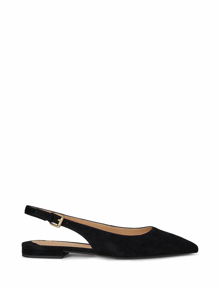 Ballerines slingback en cuir suède Londyn
