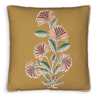 Emeline 40 x 40cm Floral 100% Cotton Cushion Cover LA REDOUTE INTERIEURS