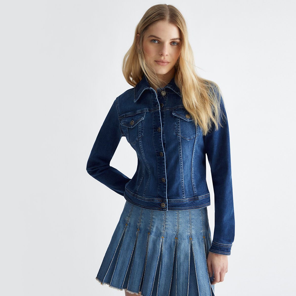 Veste en jean discount liu jo femme