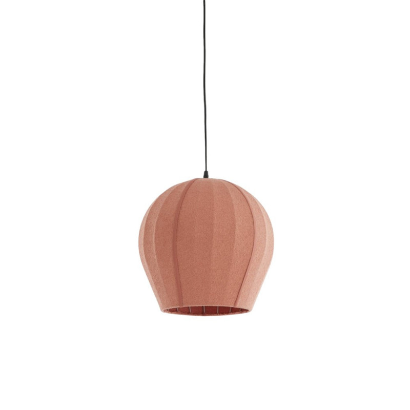 Suspension tissu bouclé corail Zagori, MILLUMINE