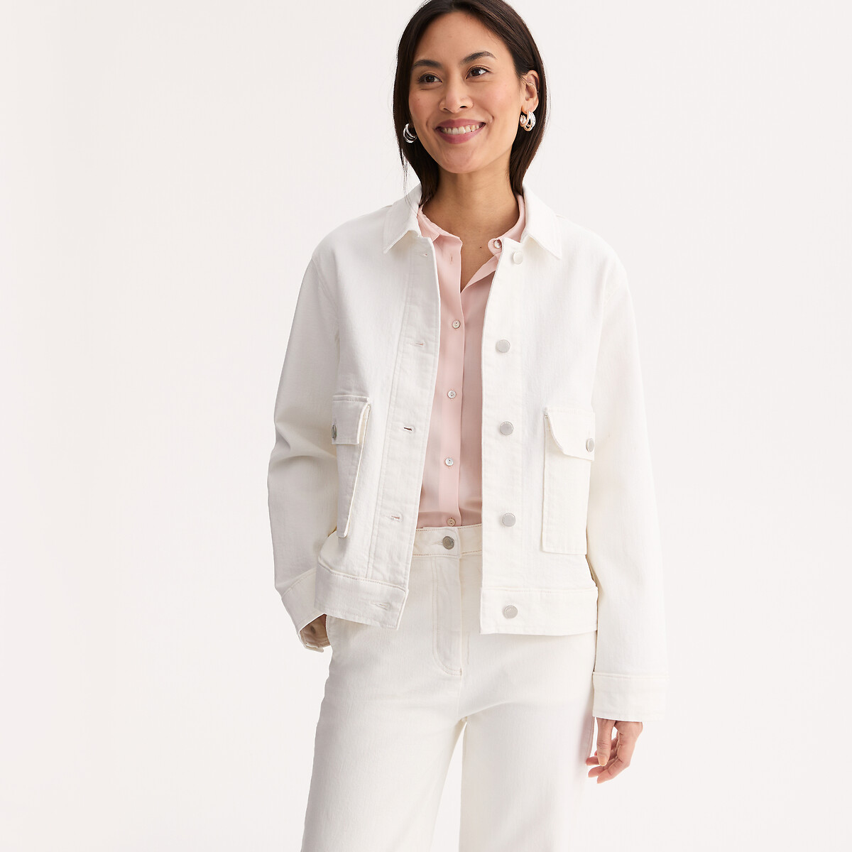 Veste en denim coupe ample, ANNE WEYBURN