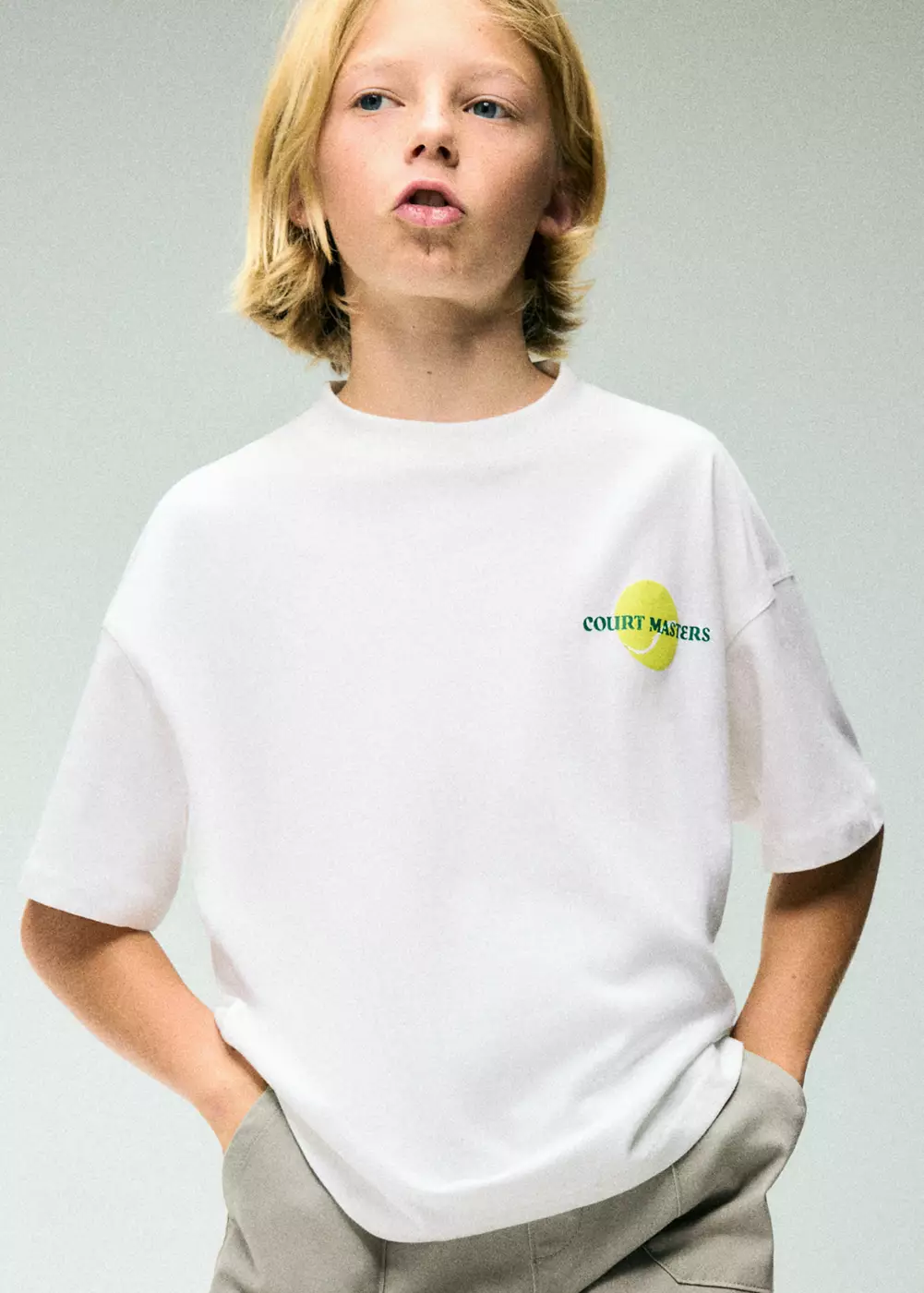 T-shirt oversize imprimé, MANGO KIDS