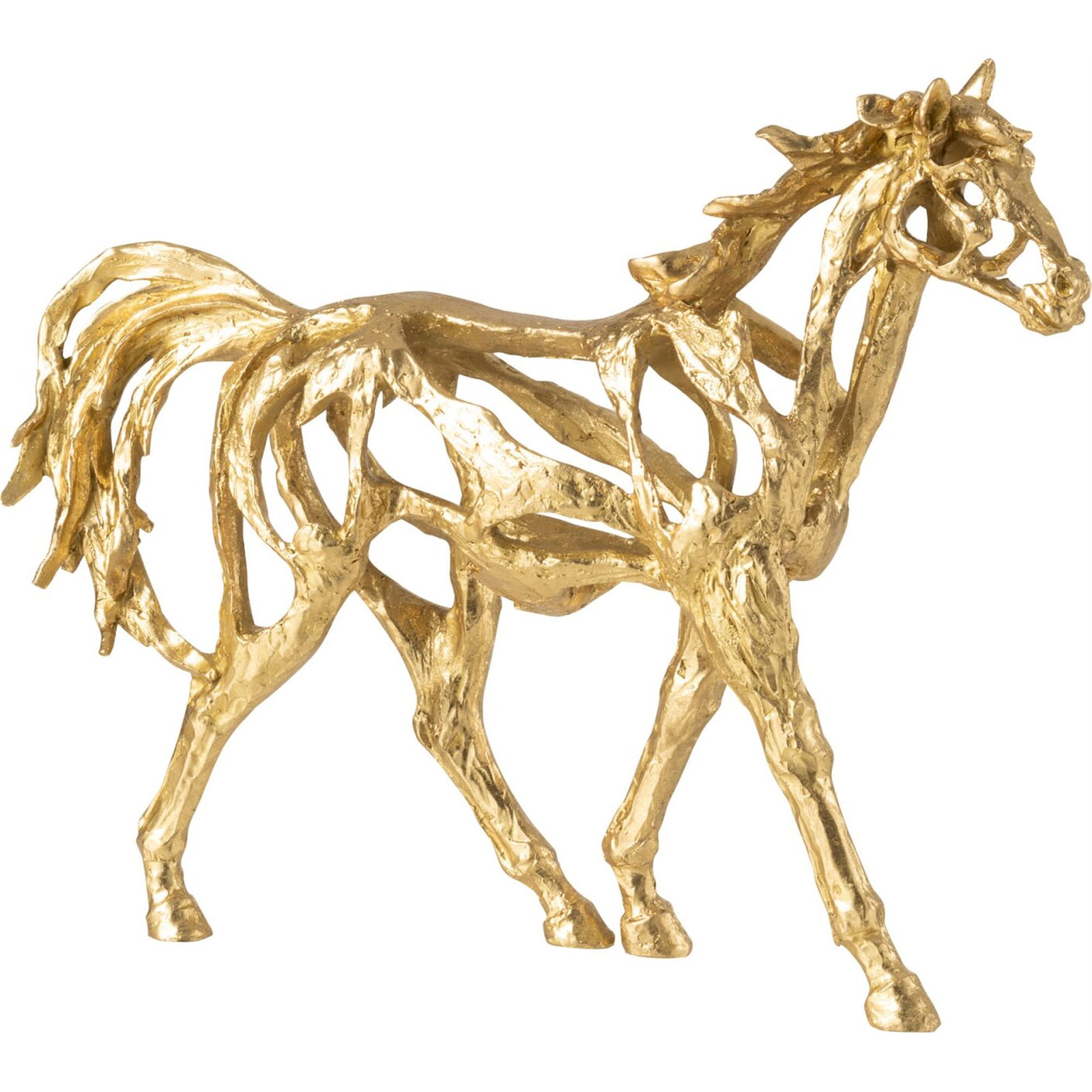 Sculpture décorative cheval de course, RECOLLECTION