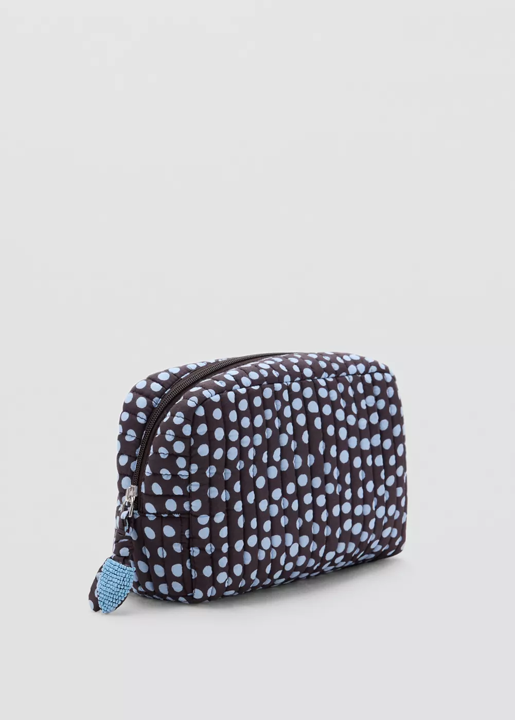 Trousse de toilette en coton à pois, MANGO TEEN