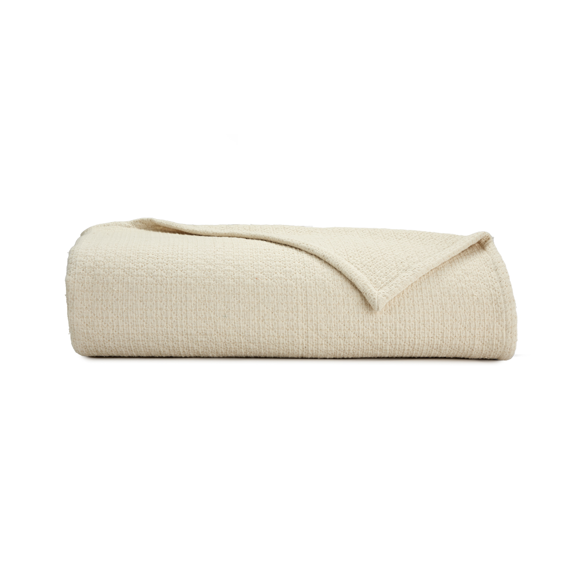 Couvre lit en coton beige, CANISSE, DESFORGES