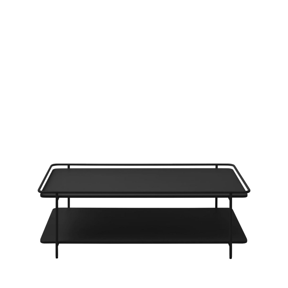 Table basse 2 plateaux en métal- SARANDA, DRAWER