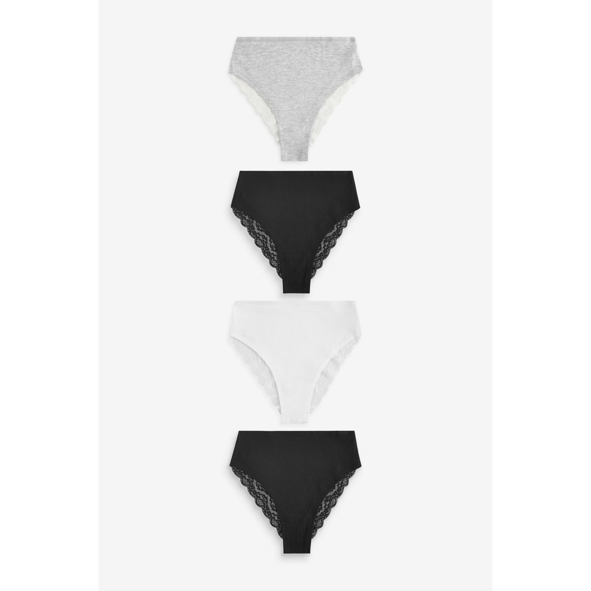 Culottes échancrées et coton, lot de 4, NEXT