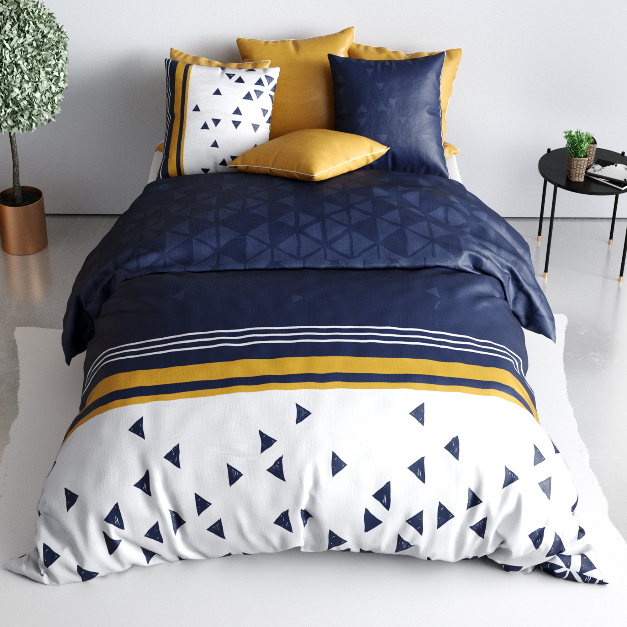 Parure de lit - Housse de couette Coton 57 fils, EDEN