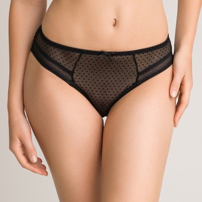 Pack of 2 Knickers in Tulle with Lace Details LA REDOUTE COLLECTIONS