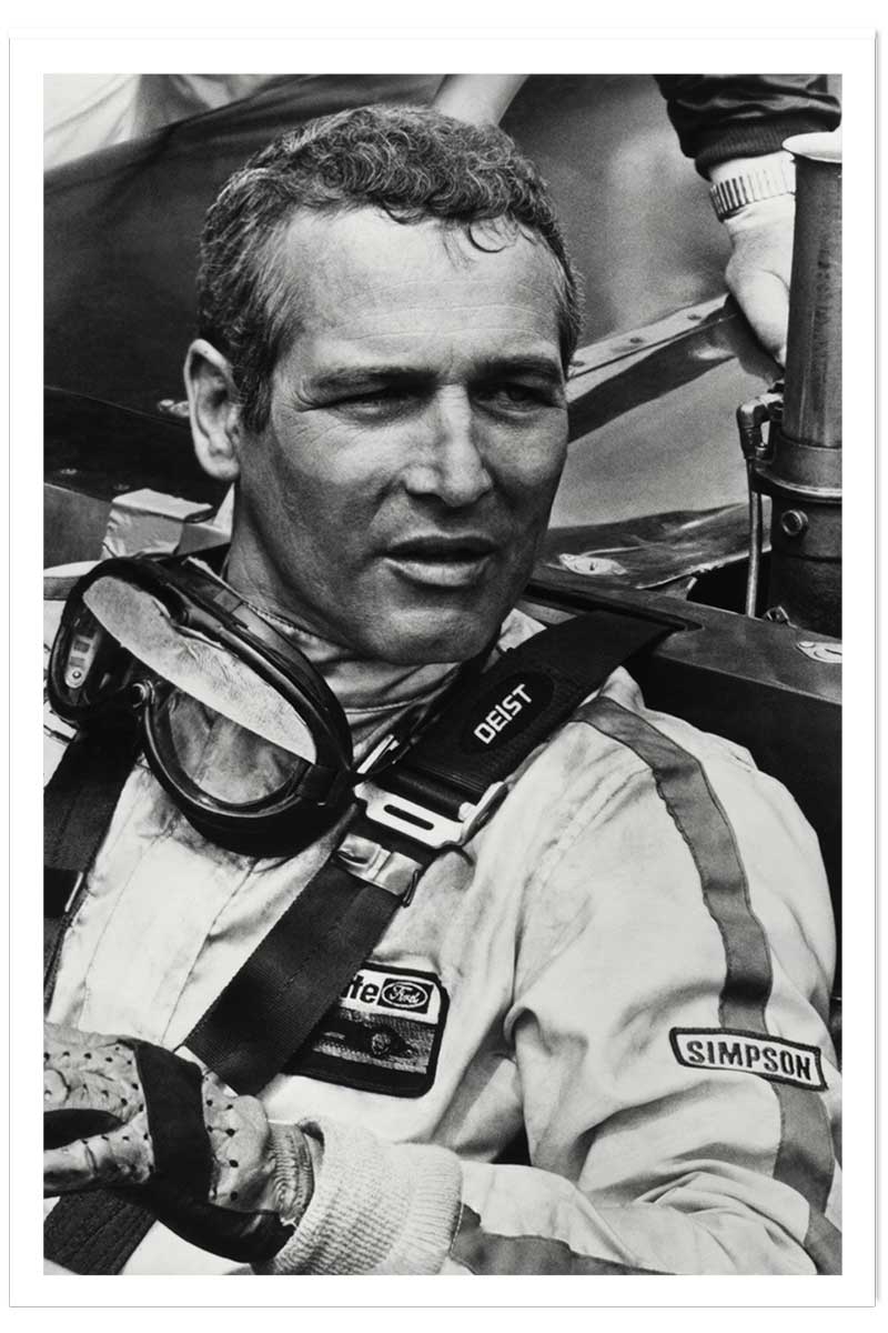 Affiche scène de film Paul Newman dans Indianapolis, 1969, HEXOA