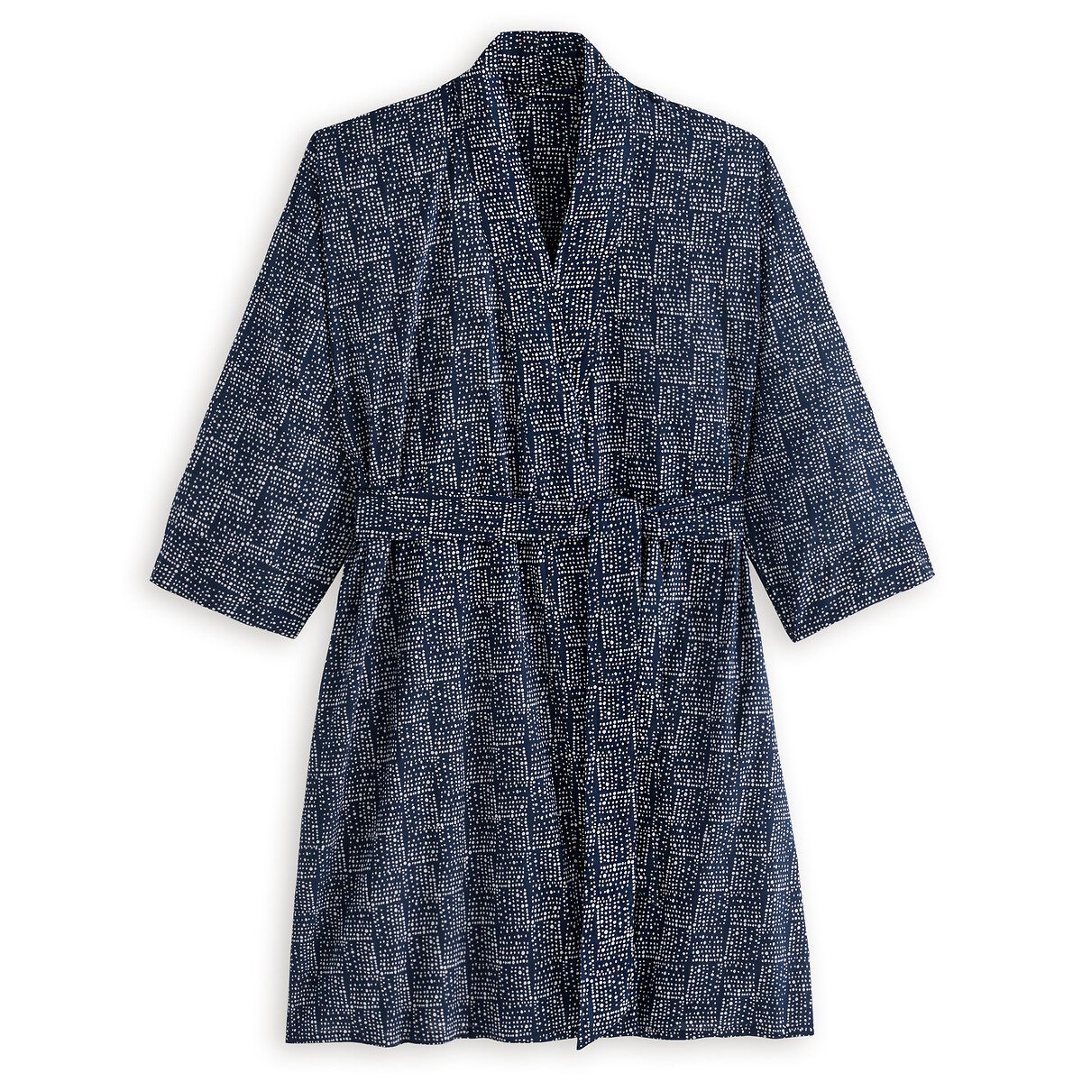 nekojita cotton muslin kimono bathrobe