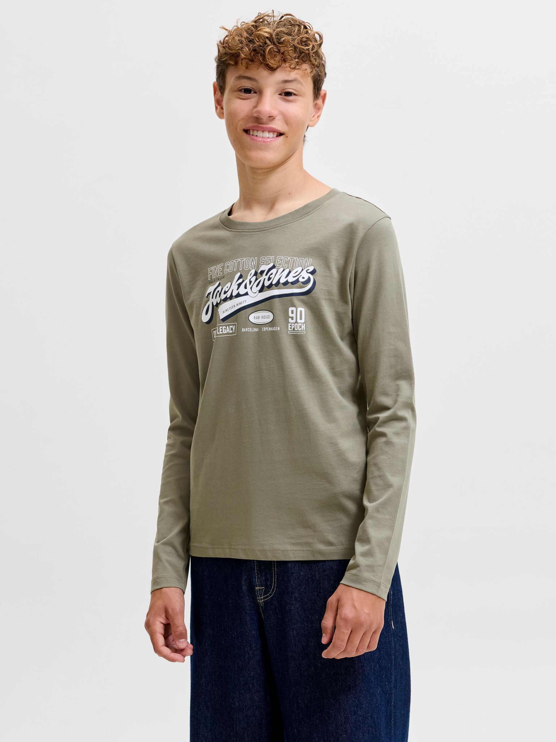 T-Shirt À Manches Longues, JACK & JONES JUNIOR