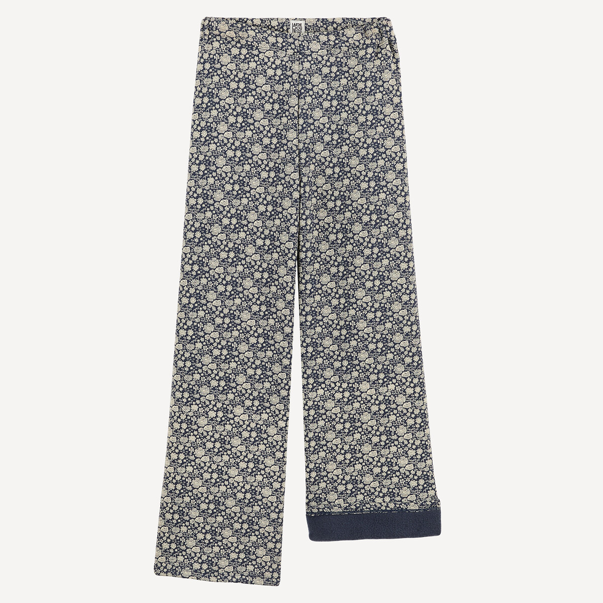 Legging, large et chaud, avec motif floral, en molleton, LA REDOUTE COLLECTIONS