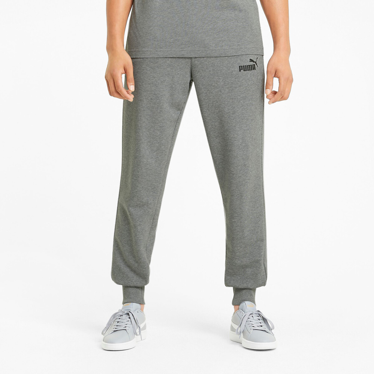 Essential Sports Joggers in Cotton Mix with Small Logo Print