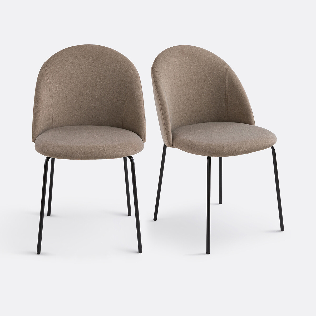 Lot de 2 chaises velours, Nordie, LA REDOUTE INTERIEURS