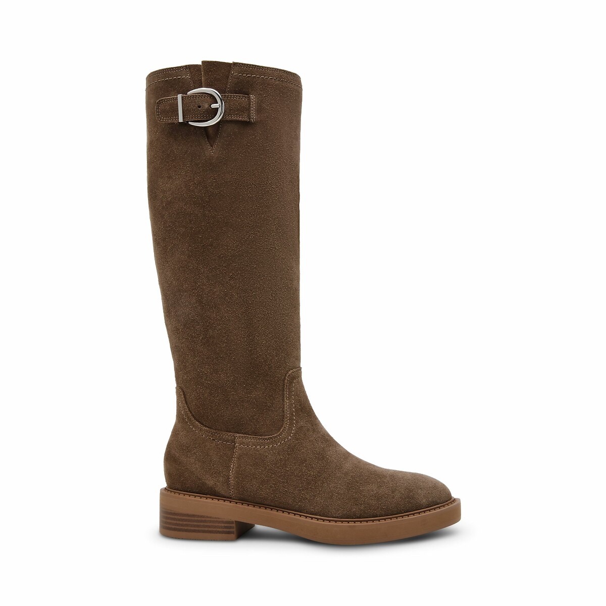 La Rue Flat Boots in Suede, STEVE MADDEN
