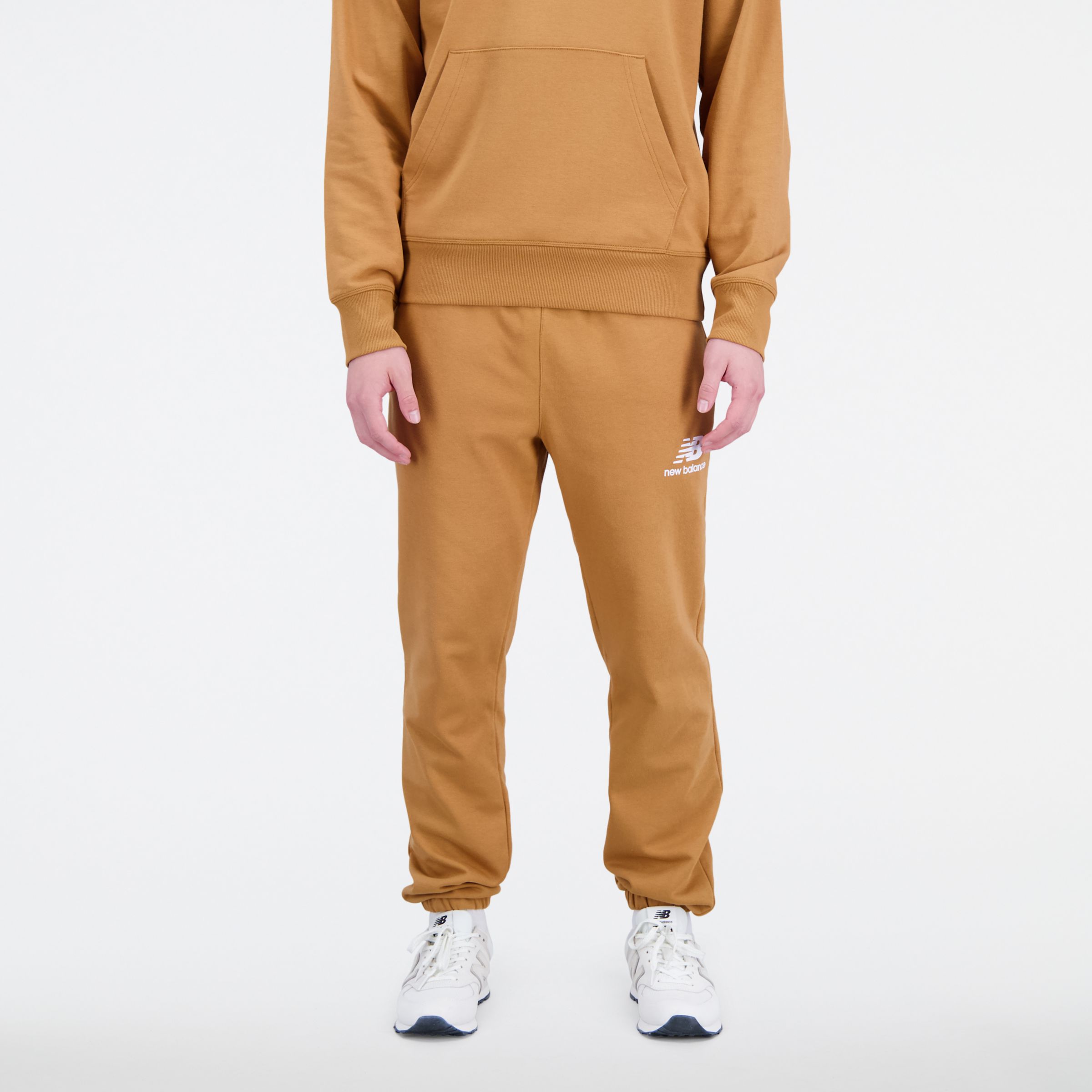 Essentials stack logo sweatpant discount
