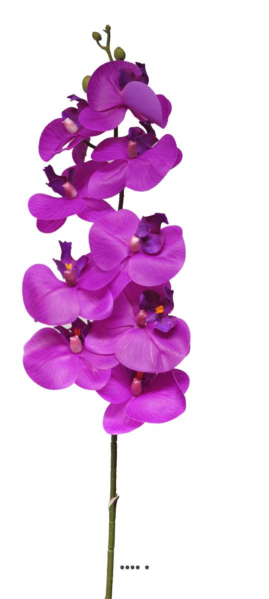 Tige orchidée phalaenopsis faux 9fleurons Rea, ARTIFICIELLES