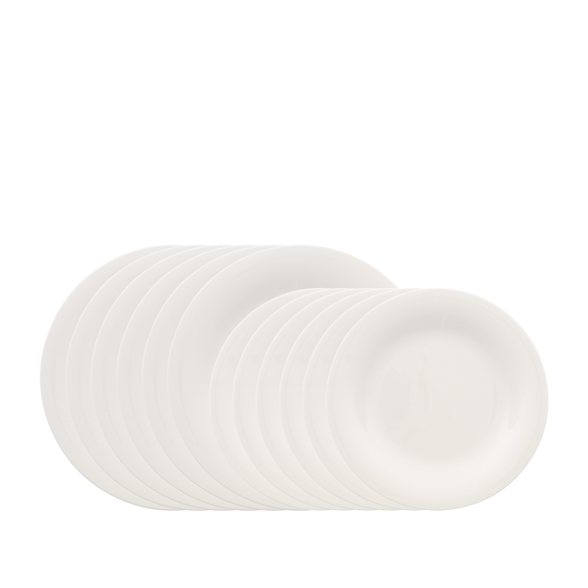 Assiettes, Set 12Pcs Ec ESSENTIAL WHITE, VIVO - VILLEROY & BOCH GROUP