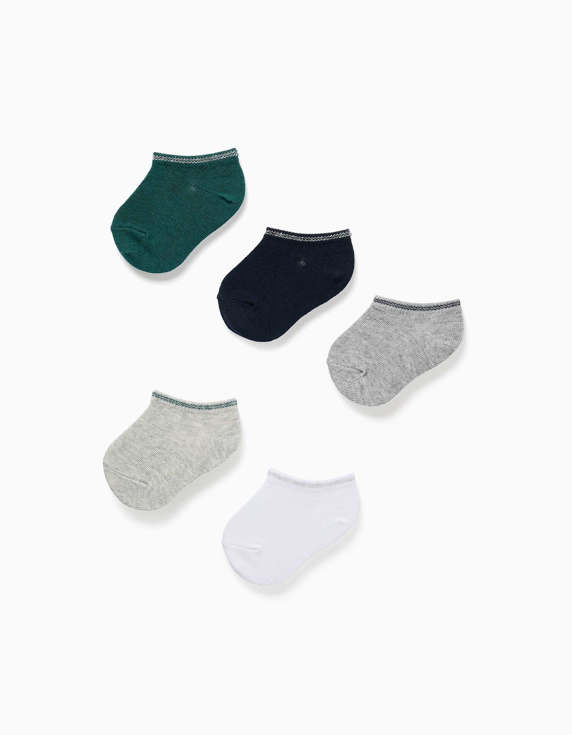 5 paires de socquettes à rayures, ZIPPY