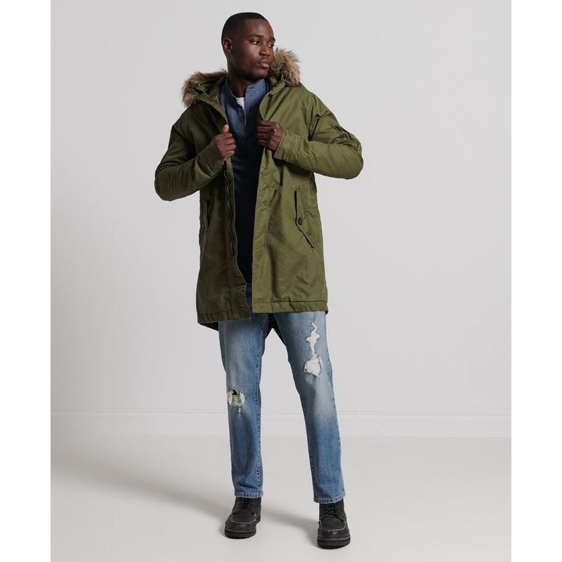 Parka tommy hotsell hilfiger homme kaki