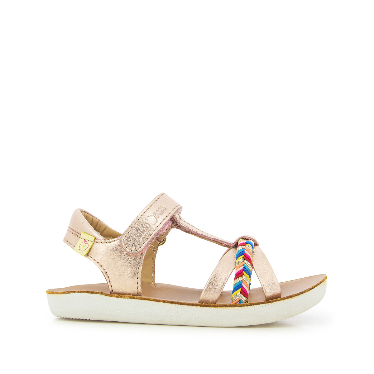 Kids Goa Salome Sandals in Leather with Touch ’n’ Close Fastening