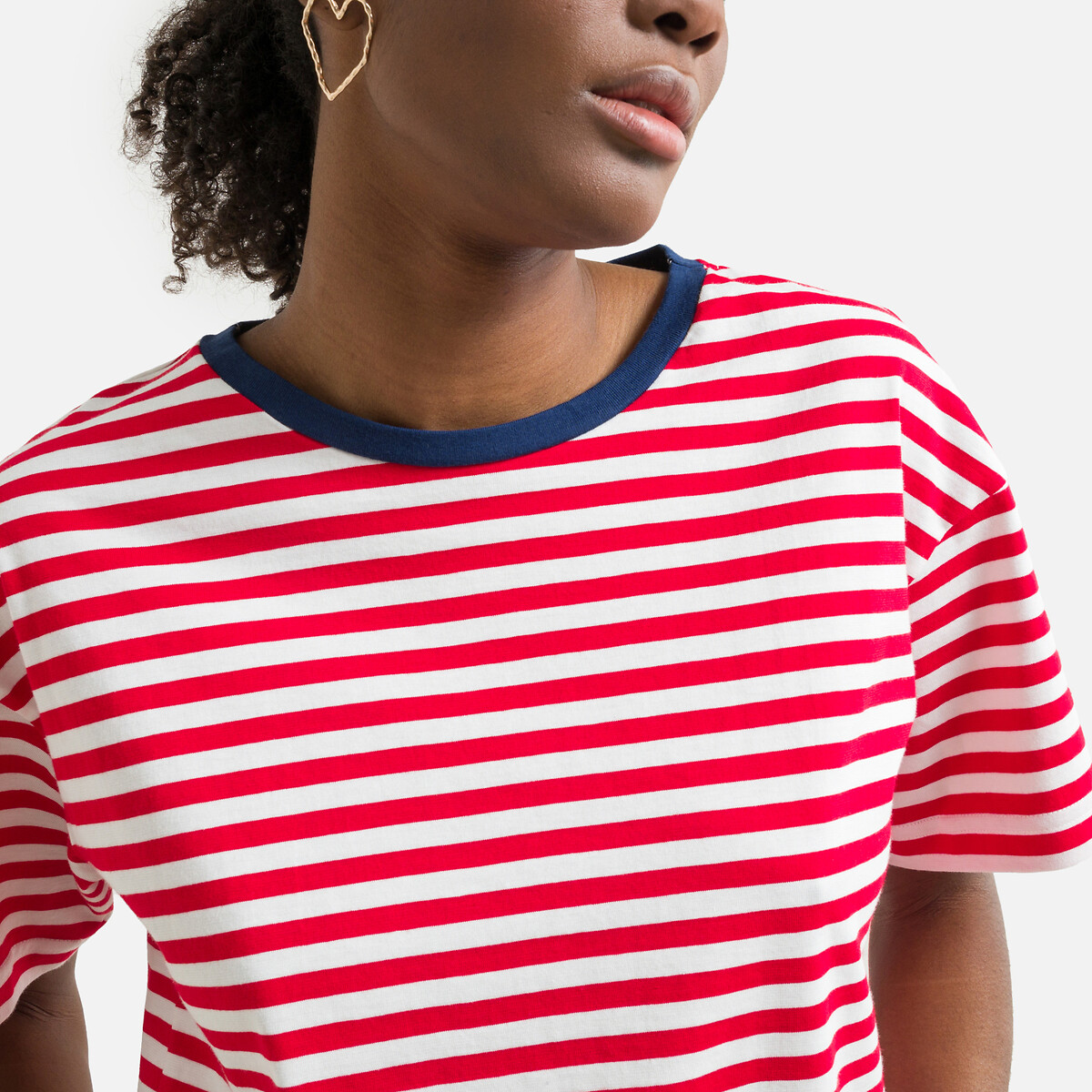 Breton striped cotton t-shirt with 