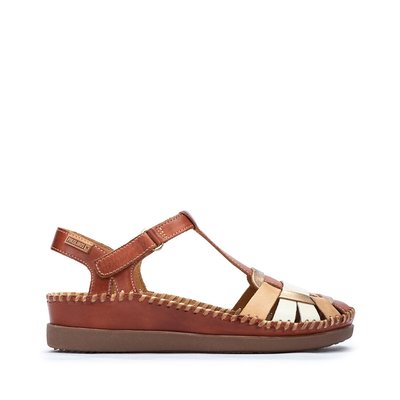 Cadaques Leather Wedge Sandals PIKOLINOS