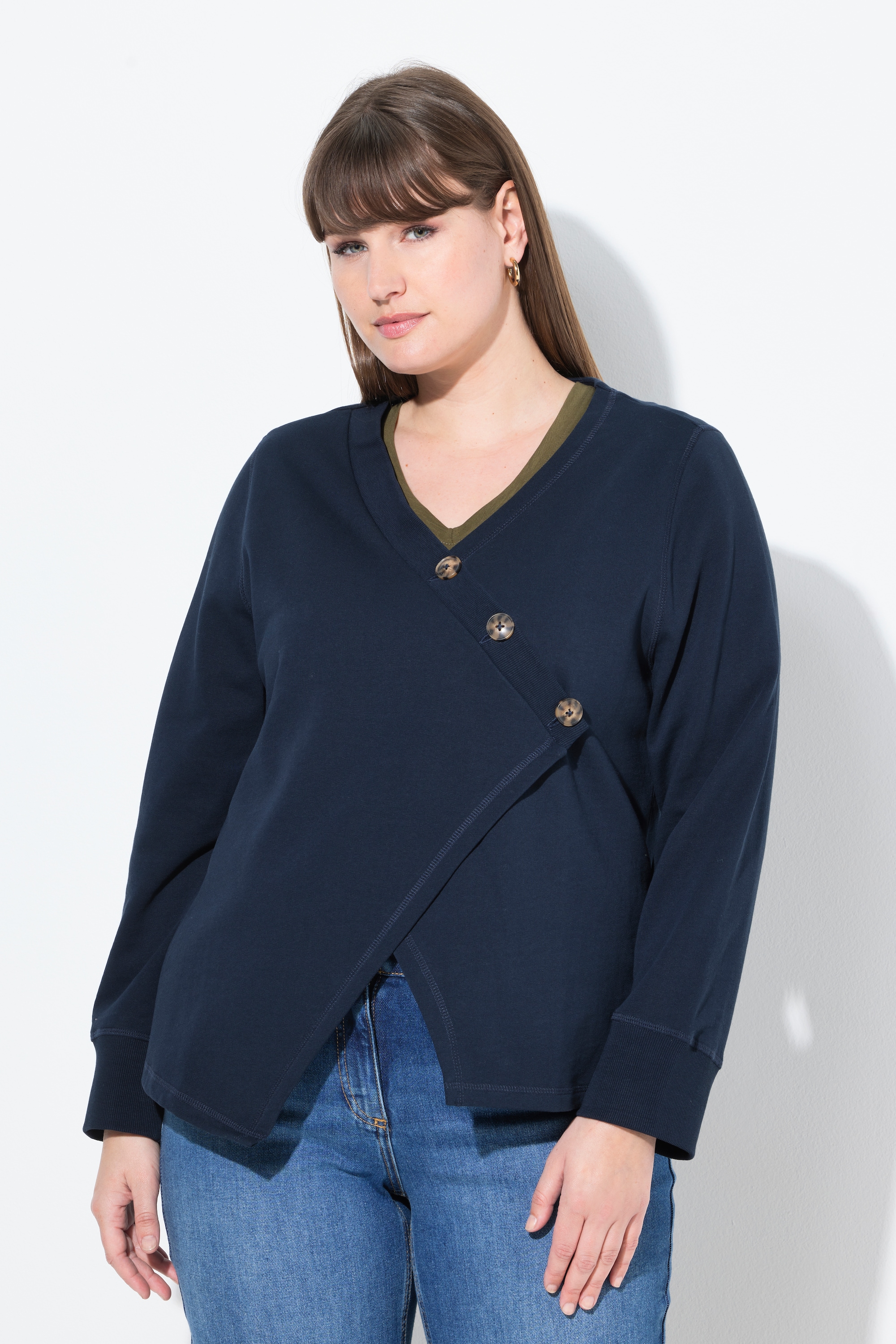 Veste en molleton de coton bio, ULLA POPKEN