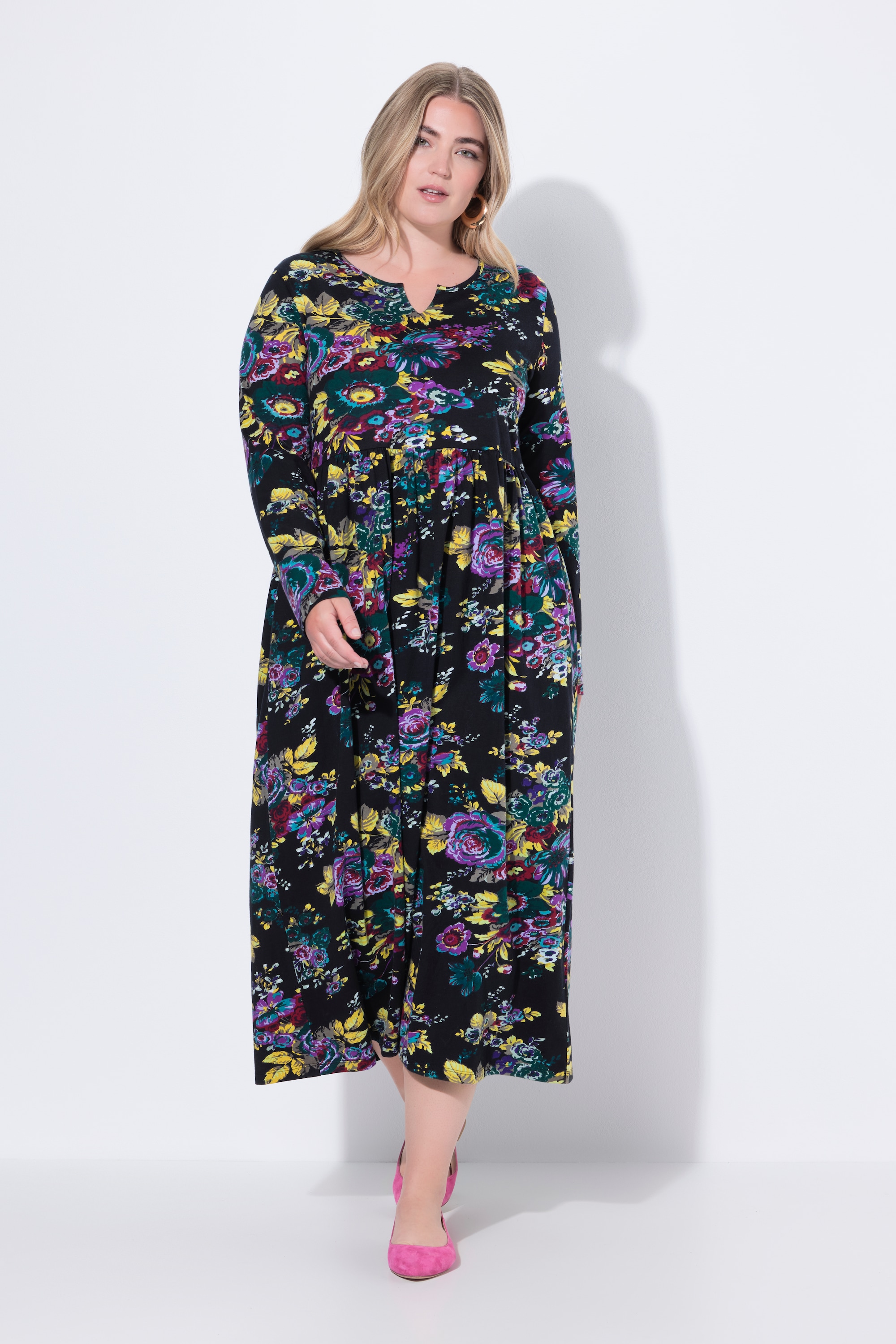 Robe maxi à fleurs, ULLA POPKEN
