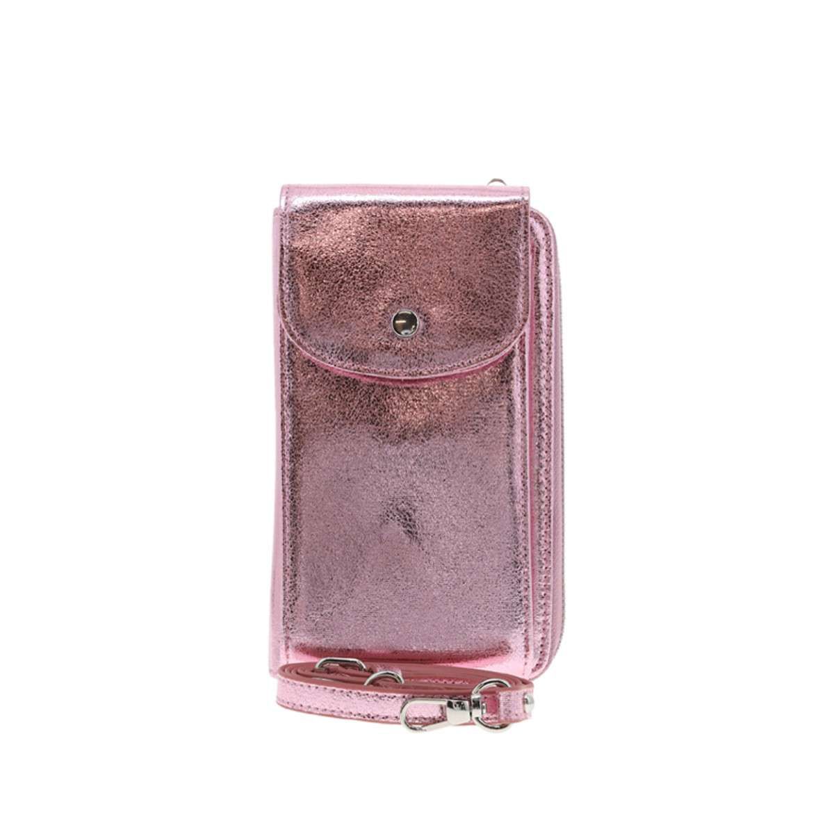 Pochette/portefeuille Douglas Rose Fuchsia - Simili Cuir, Boîte écrin, 20x14x1.5cm