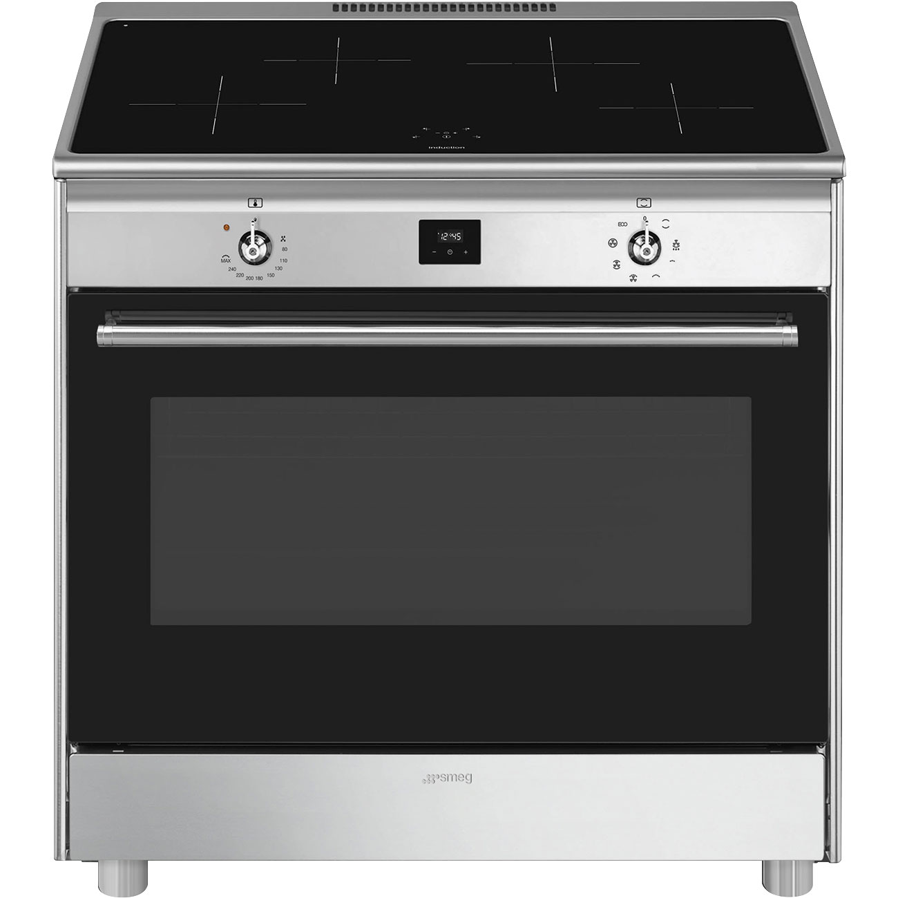 Piano de cuisson induction 4 feux 90 cm CG90, SMEG