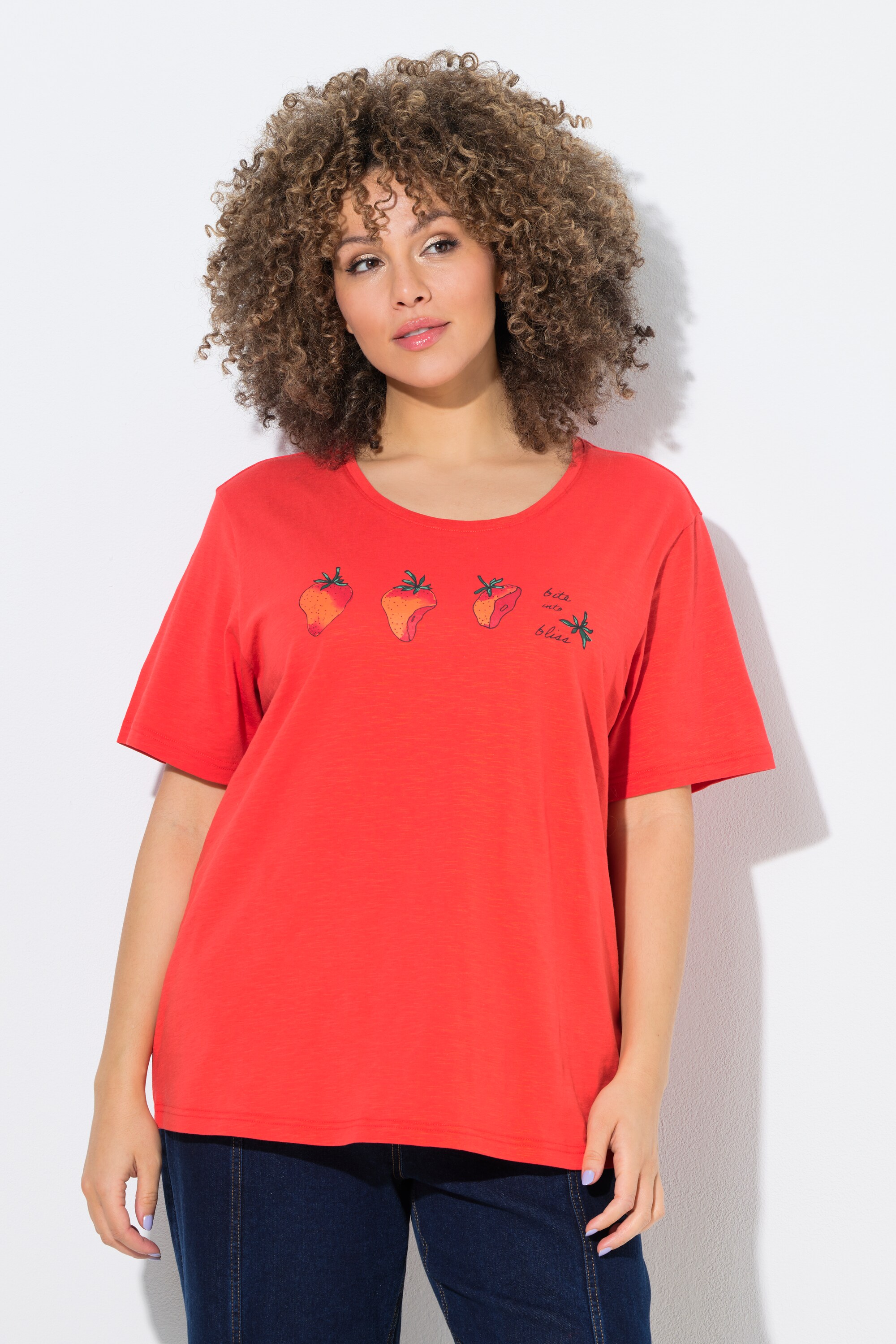 T-shirt motif fraises, ULLA POPKEN