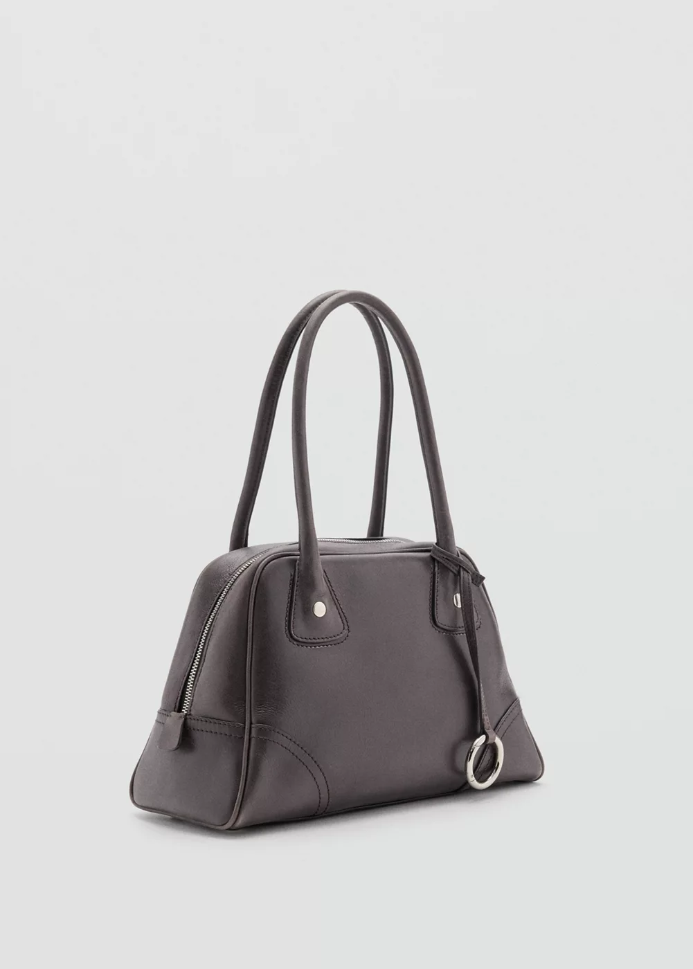 Sac bowling cuir, MANGO