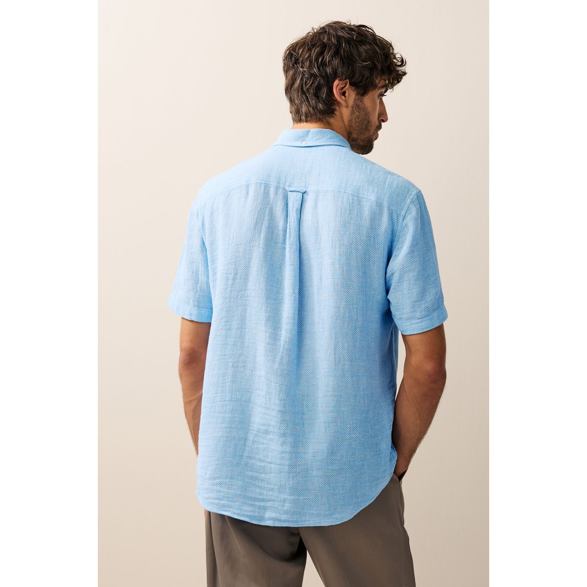 Chemise En Lin-coton Manches Courtes NEXT - Look Décontracté Et Respirant - Lot D'1