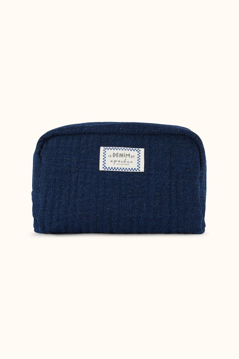 Grote toilettas, van denim, GAYANE, APACHES COLLECTIONS