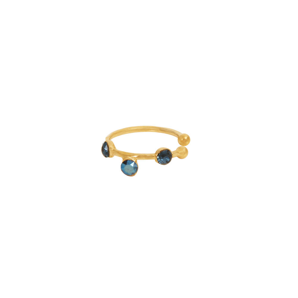 Bague d'oreille drib bleu, CAROLINE NAJMAN