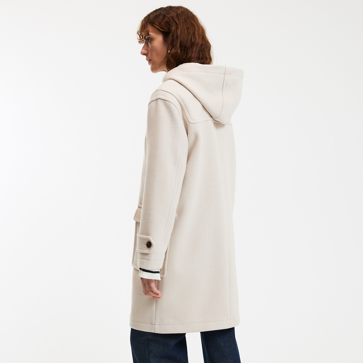 最終セール！amiur big collar boa duffle coat amiur】big collar boa duffle coat Amiur big collar boa