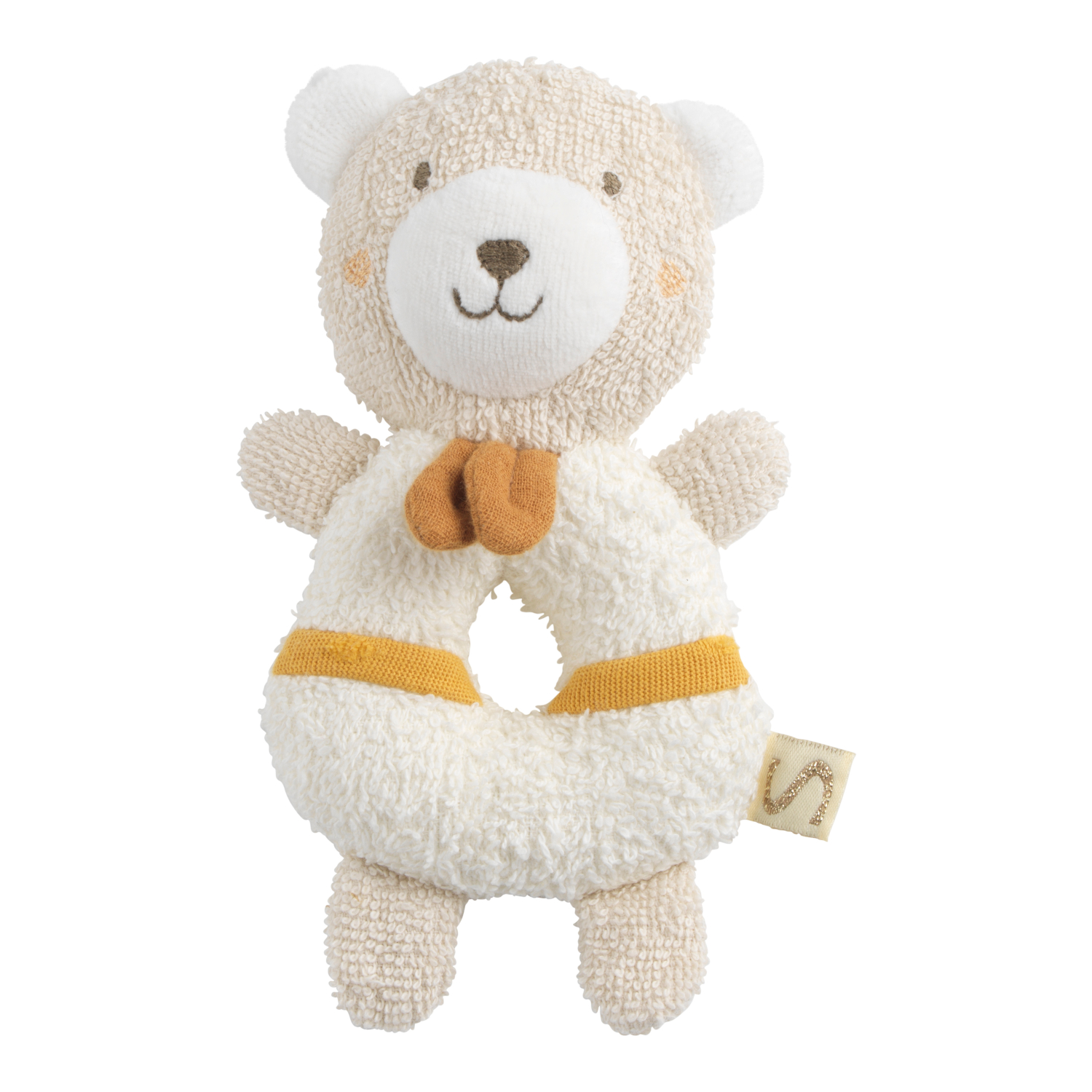 Hochet bébé en coton bio, SAUTHON