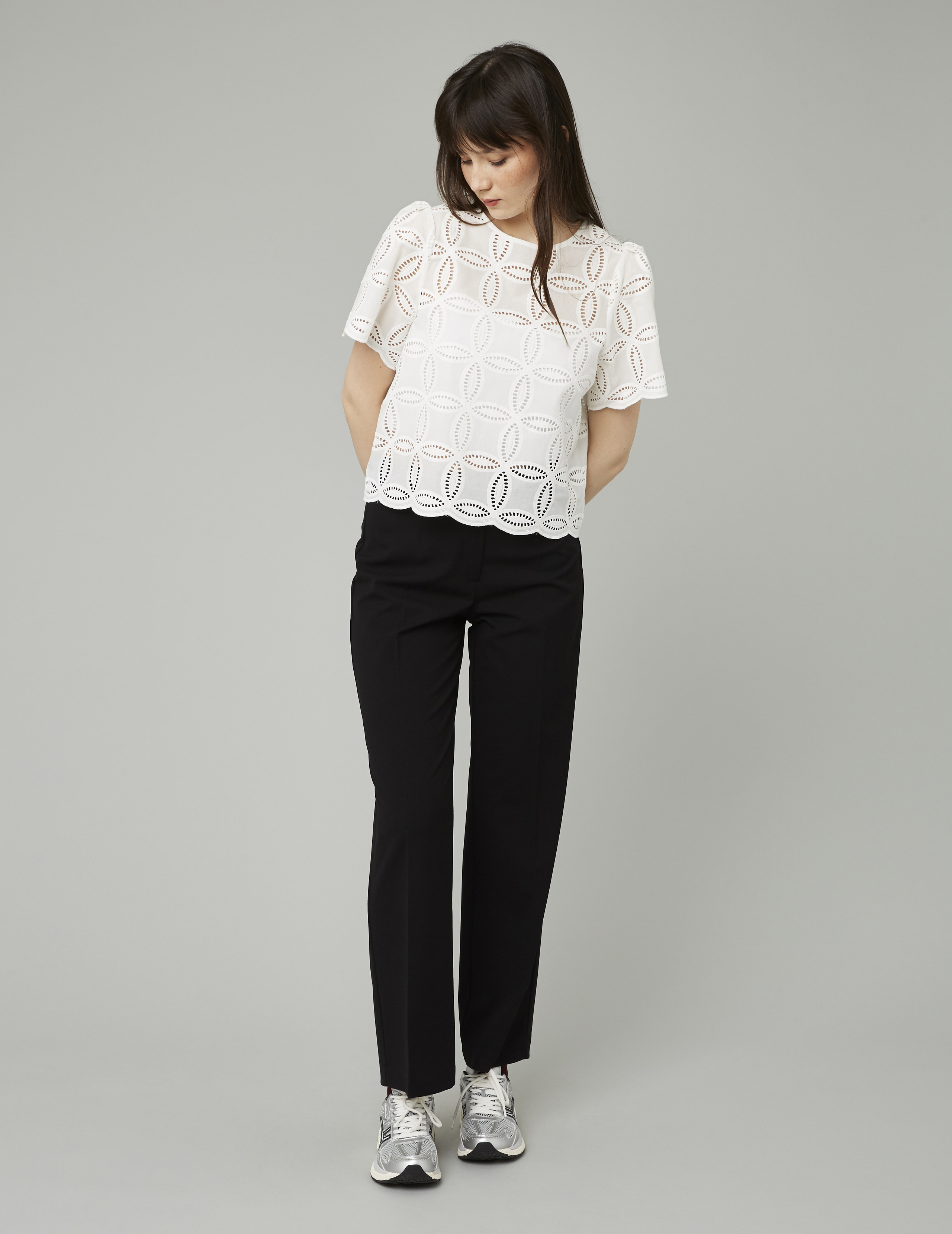 Pantalon tailleur droit, BZB