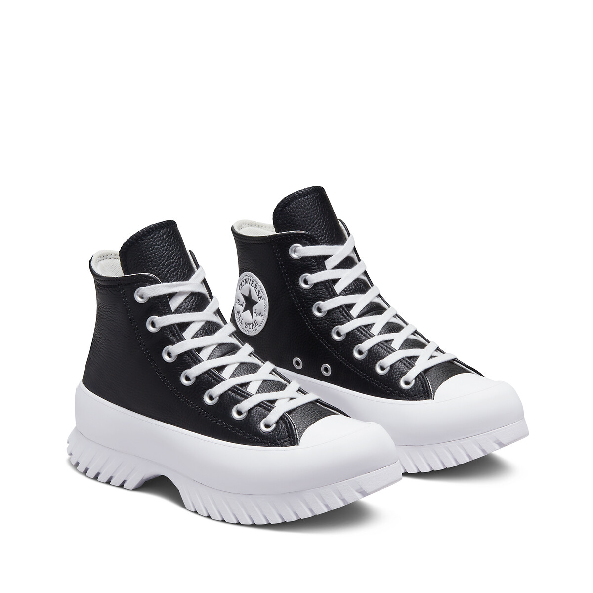 Black deals lugged converse