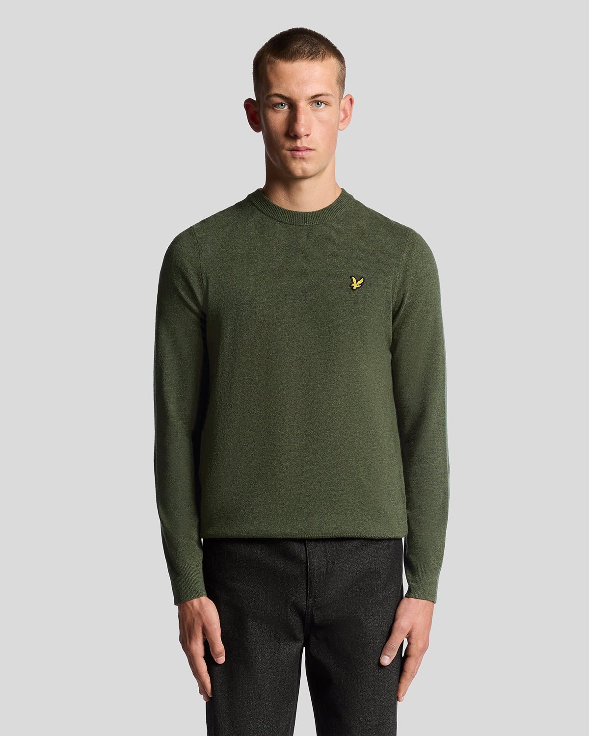 Pull en mélange de laine col rond, LYLE & SCOTT