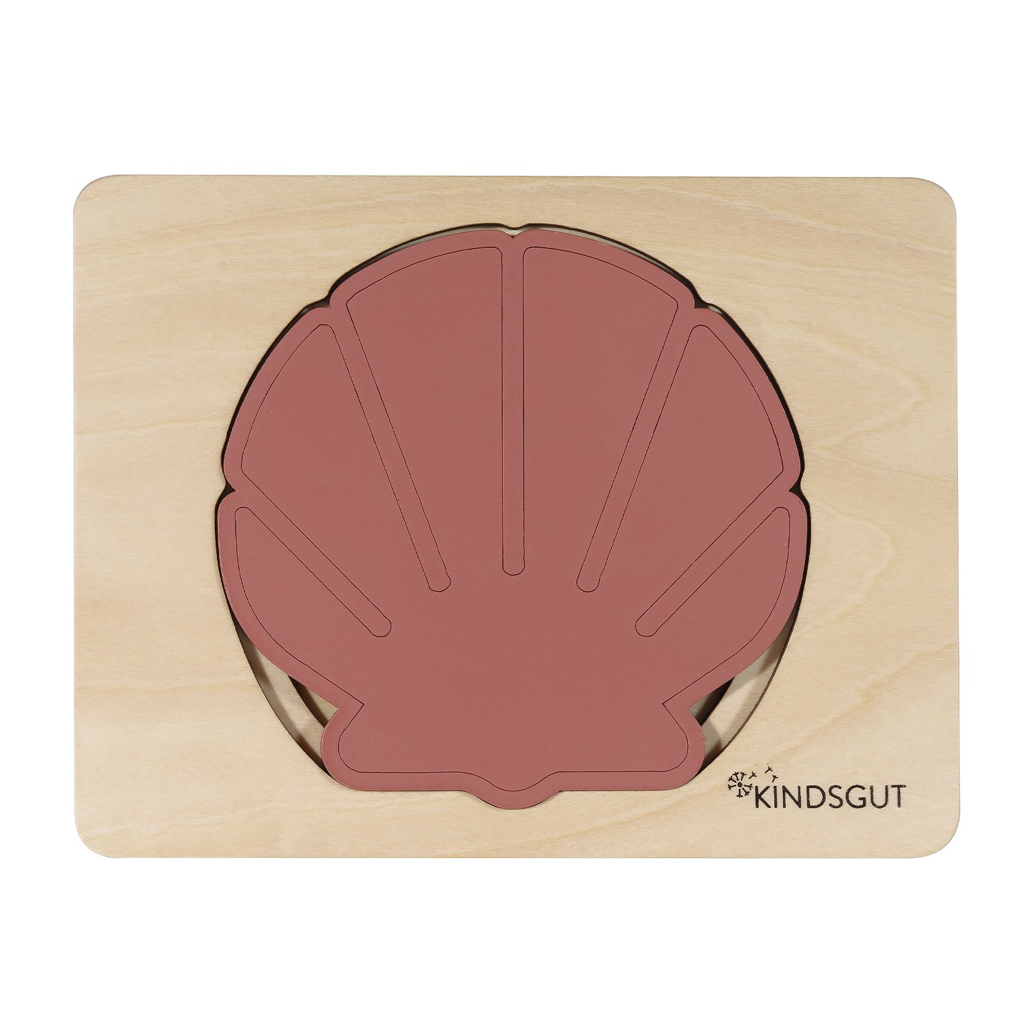 Jeu' de'eveil - Puzzle animaux Coquillage, KINDSGUT