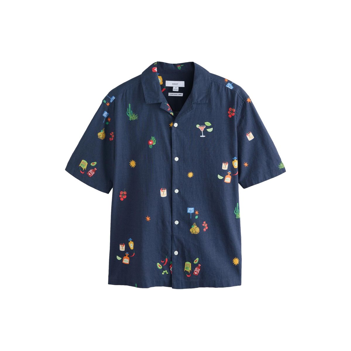 Chemise manches courtes à imprimé, NEXT