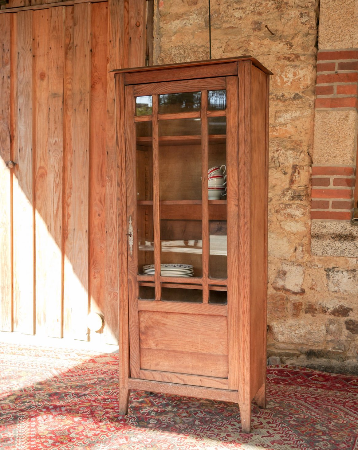 Petit vaisselier vitré Maximilien N°414 - Bon état, DEBONGOUT