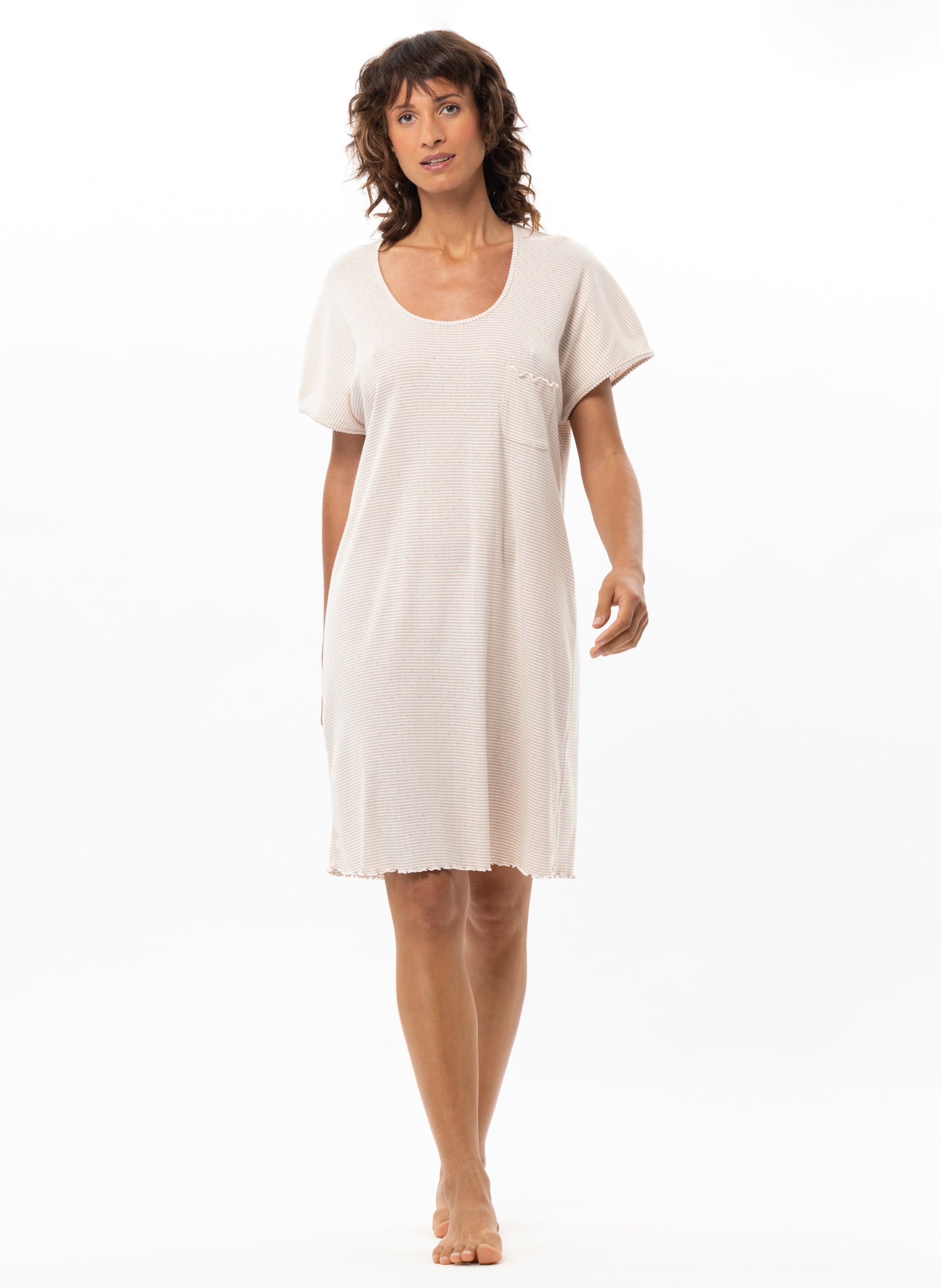 Chemise de nuit en coton MATCHA 201, LE CHAT