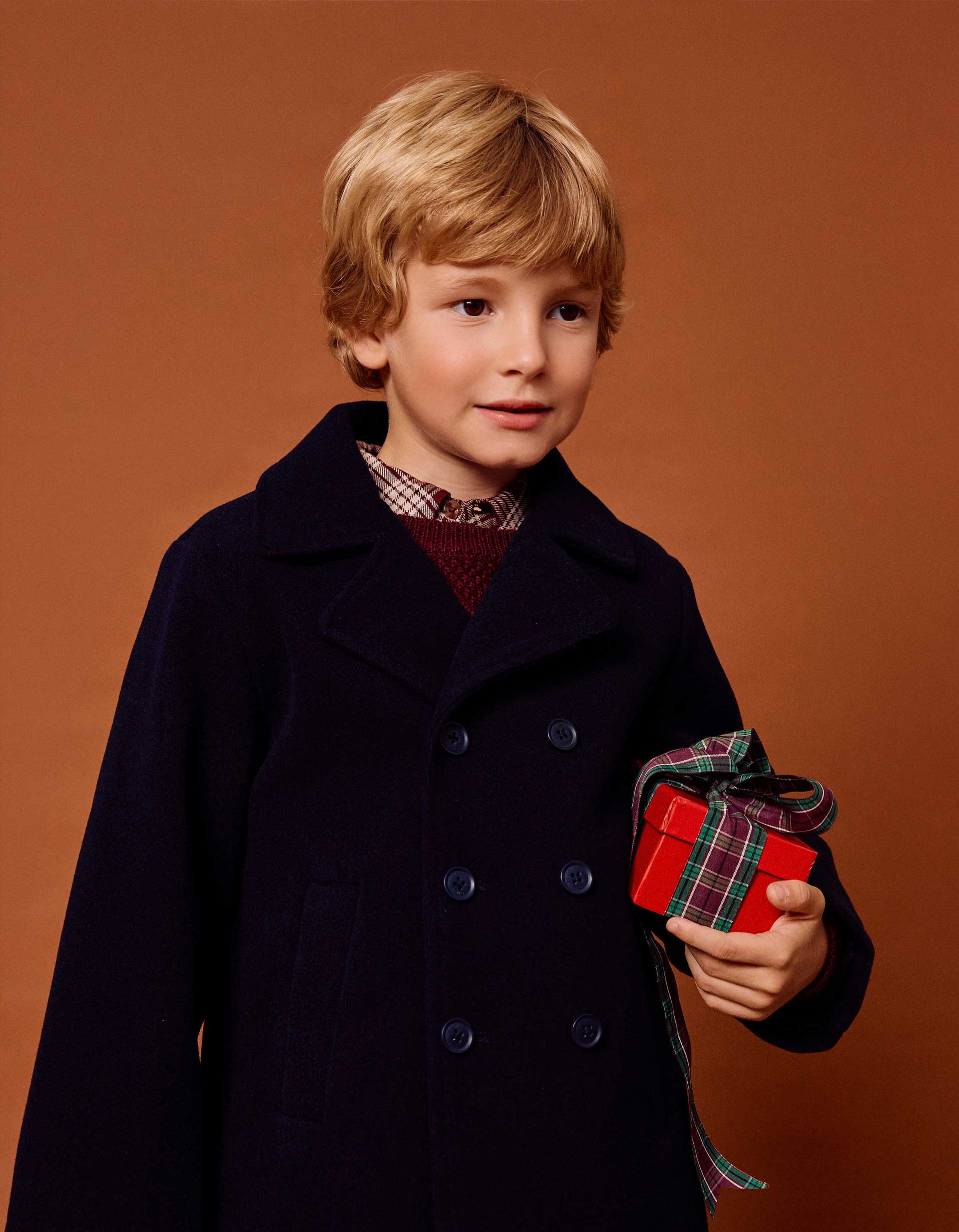 Manteau à effet laine avec poches devant, ZIPPY