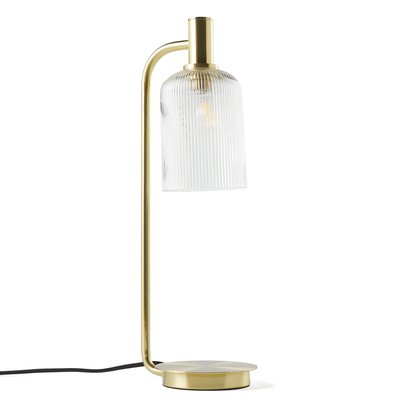 Bogota Table Lamp in Brass and Striated Glass LA REDOUTE INTERIEURS