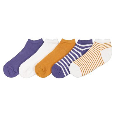 Комплект из пяти пар коротких носков LA REDOUTE COLLECTIONS