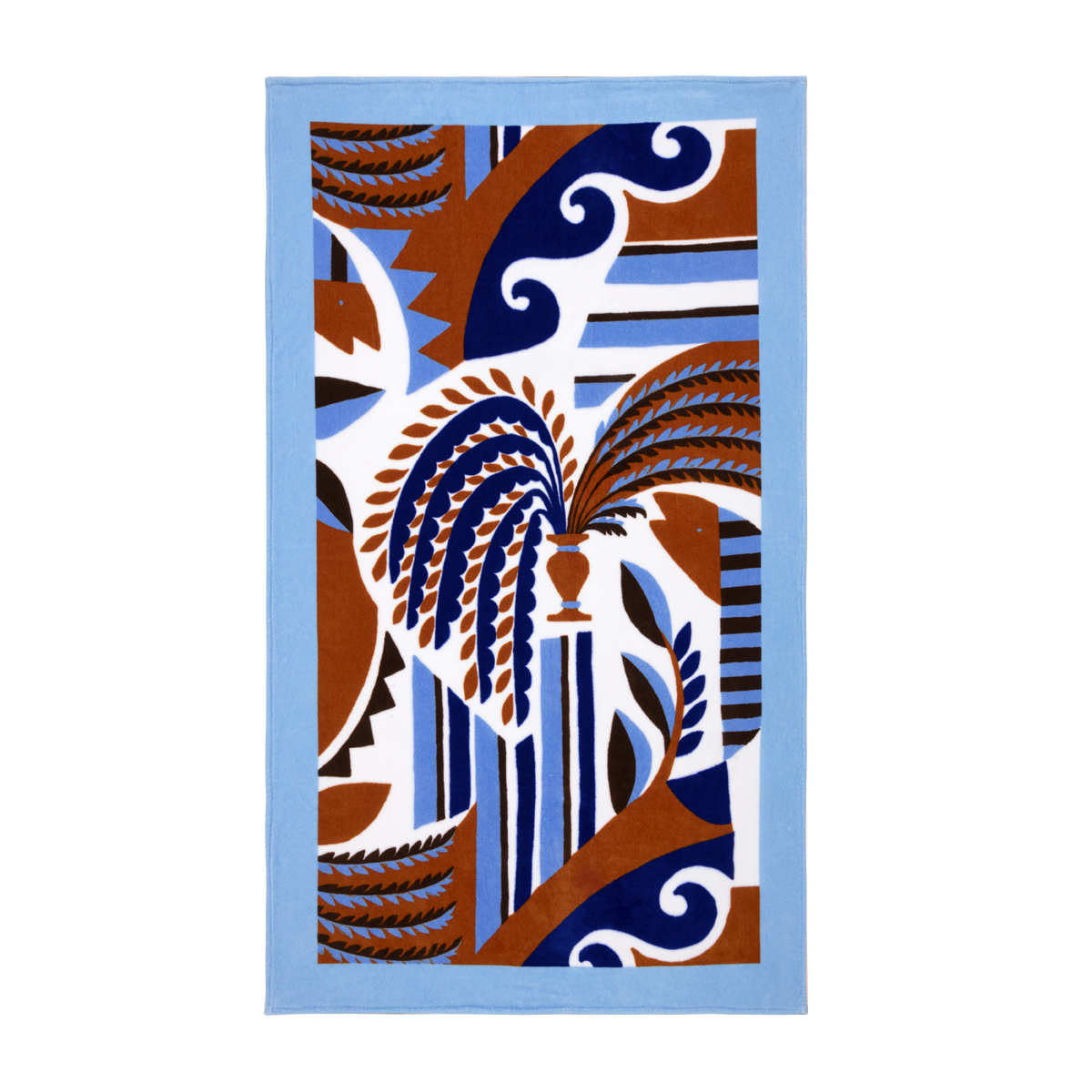 Serviette de plage en velours,TERRASSE, DESFORGES